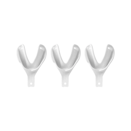POLODENT DISPOSABLE AFDRUKLEPELS NR.54 VOOR BETANDE KAAK ONDER WIT (10st)