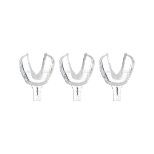 POLODENT DISPOSABLE AFDRUKLEPELS NR.52 VOOR BETANDE KAAK ONDER TRANSPARANT (10st)