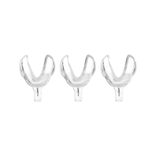 POLODENT DISPOSABLE AFDRUKLEPELS NR.54 VOOR BETANDE KAAK ONDER TRANSPARANT (10st)
