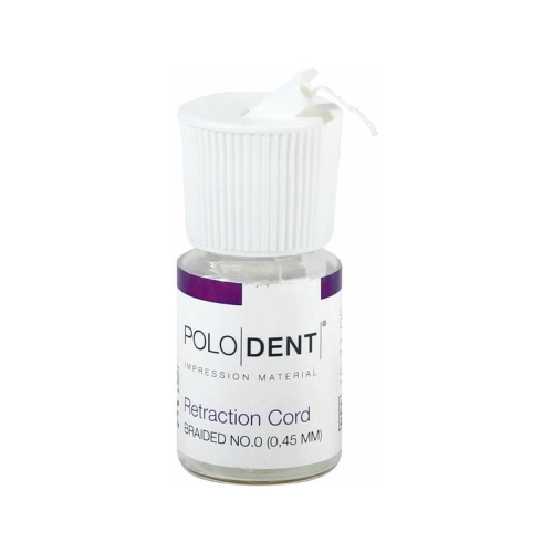 POLODENT RETRACTIEDRAAD BRAIDED 0,45mm NR.0 (300cm)