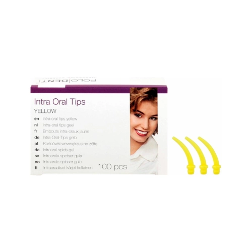 POLODENT INTRA-ORAL TIPS GEEL (100st)