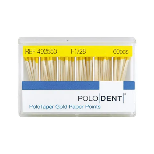 POLODENT POLOTAPER GOLD PAPER POINTS F1 (60st)