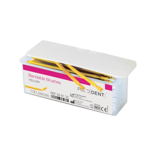 POLODENT BENDABLE BRUSHES GEEL (100st)