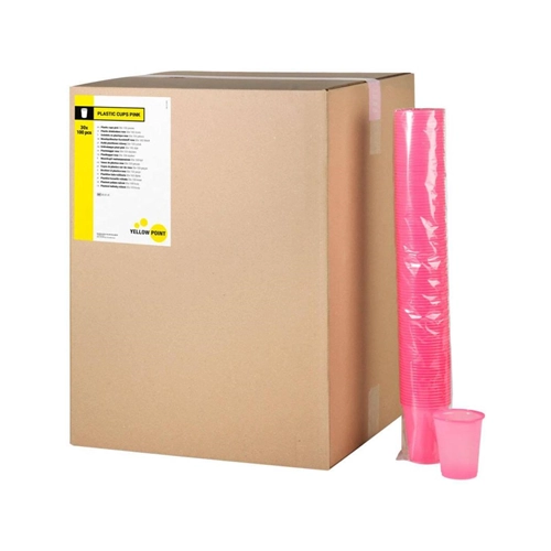 YELLOW POINT DRINKBEKERS 180cc ROZE (3000st)