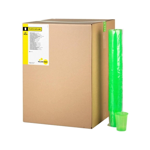 YELLOW POINT DRINKBEKERS 180cc LIME (3000st)