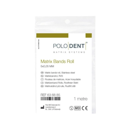 POLODENT MATRIXBAND ROL 5x0,05mm RVS (1m)