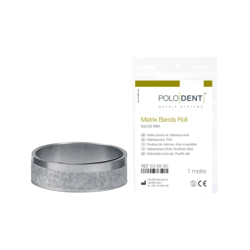 POLODENT MATRIXBAND ROL 6x0,05mm RVS (1m)