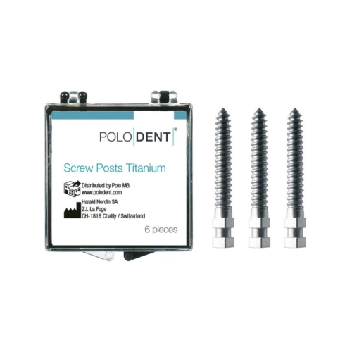 POLODENT SCREW POSTS TITANIUM XL-6 14X1,80mm (6st)