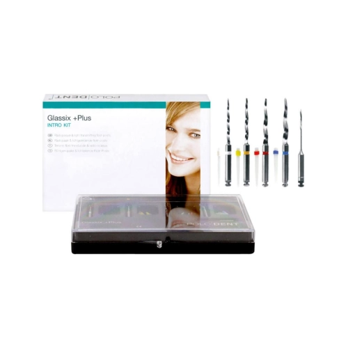 POLODENT GLASSIX +PLUS BUILD-UP FIBER POST INTRO KIT (kompleet)
