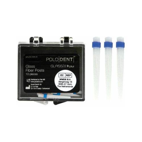 POLODENT GLASSIX +PLUS BUILD-UP FIBER POST NR.4 2,0-1,0mm (10st)