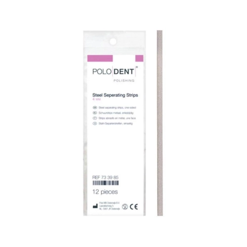 POLODENT SCHUURSTRIPS METAAL 135X4mm (12st)
