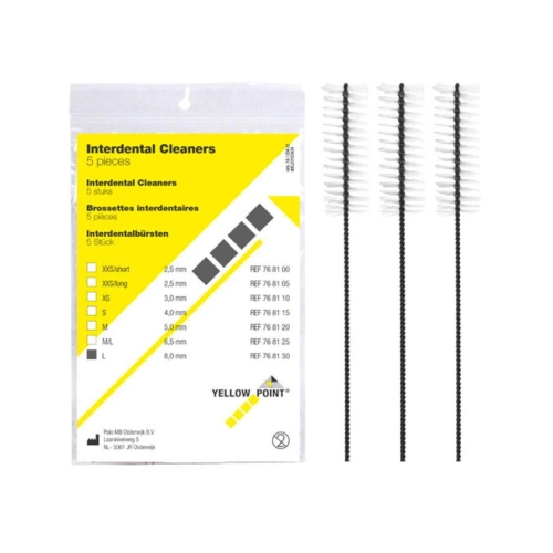 YELLOW POINT INTERDENTAL CLEANERS LARGE (8mm) (12x5st)