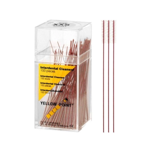 YELLOW POINT INTERDENTAL CLEANERS XXS SHORT (2,5mm) (100st)