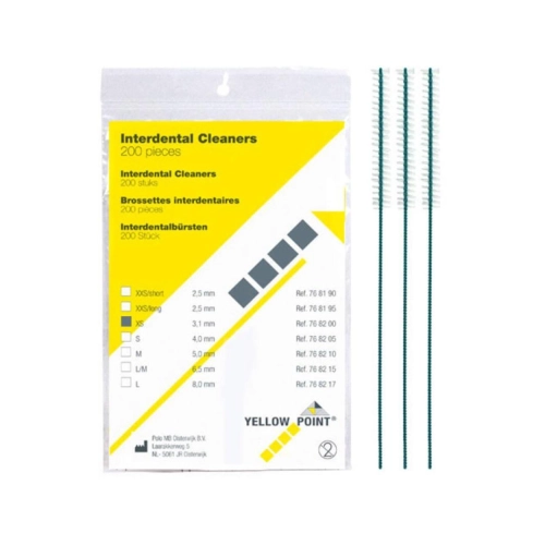 YELLOW POINT INTERDENTAL CLEANERS X-SMALL (3mm) (200st)