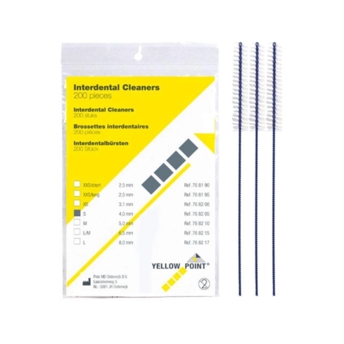 YELLOW POINT INTERDENTAL CLEANERS SMALL (4mm) (200st)