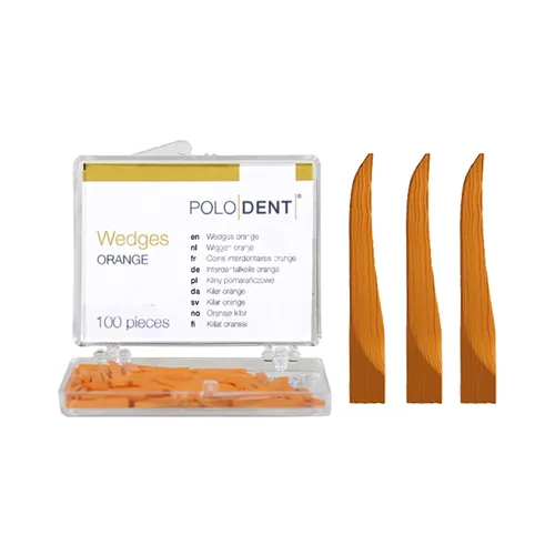 POLODENT WIGGEN ORANJE (100st)