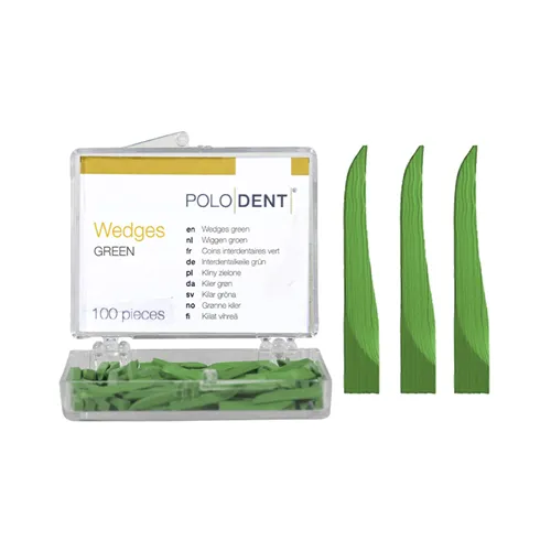 POLODENT WIGGEN GROEN (100st)
