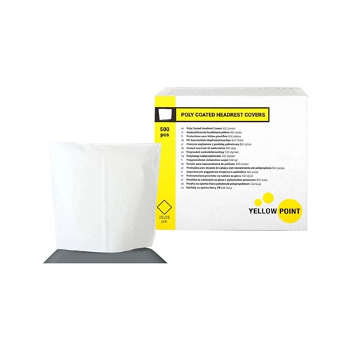 YELLOW POINT HOOFDSTEUNZAKKEN WIT 25x25cm (500st)