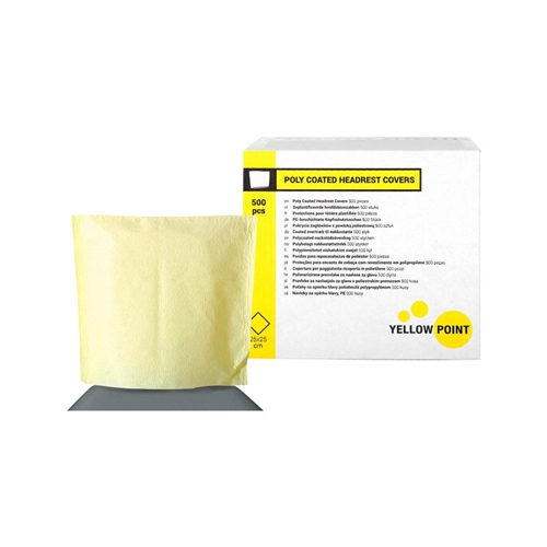 YELLOW POINT HOOFDSTEUNZAKKEN GEEL 25x25cm (500st)