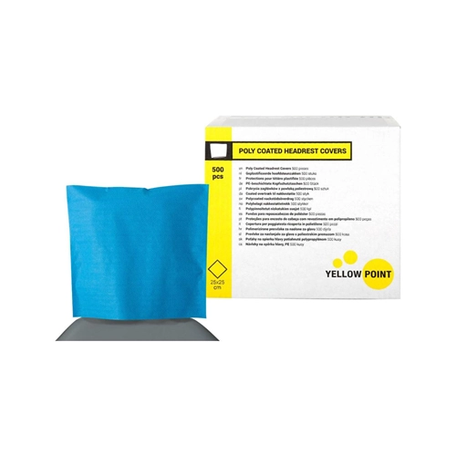 YELLOW POINT HOOFDSTEUNZAKKEN DONKERBLAUW 25x25cm (500st)