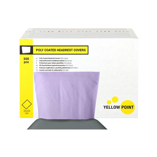 YELLOW POINT HOOFDSTEUNZAKKEN LAVENDEL 25x33cm (500st)