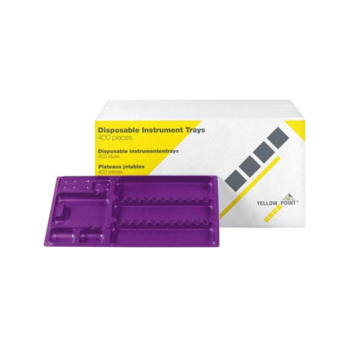 YELLOW POINT INSTRUMENTEN TRAYS 28x18cm LAVENDEL (400st)