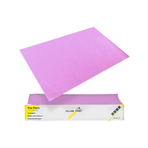 YELLOW POINT TRAYFILTERPAPIER LAVENDEL 18x28cm (250st)
