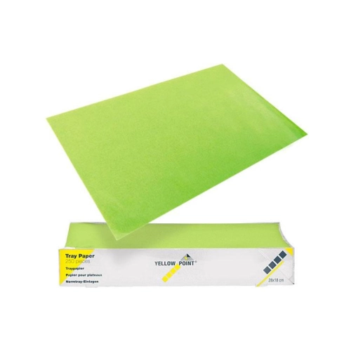 YELLOW POINT TRAYFILTERPAPIER LIME 18x28cm (250st)