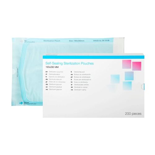 POLODENT SELF-SEAL STERILISATIEZAKJES 190x280mm (200st)