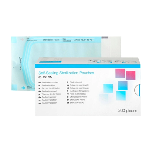 POLODENT SELF-SEAL STERILISATIEZAKJES 83x133mm (200st)