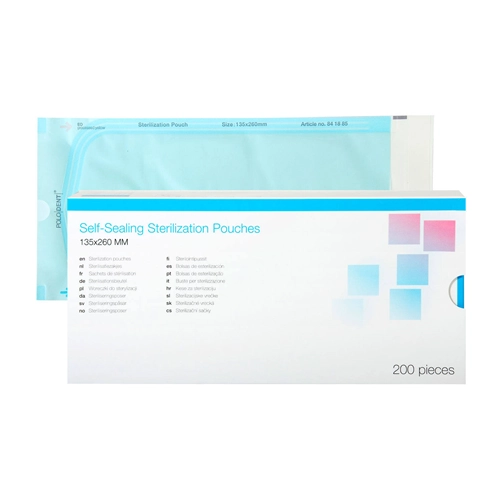 POLODENT SELF-SEAL STERILISATIEZAKJES 135x254mm (200st)