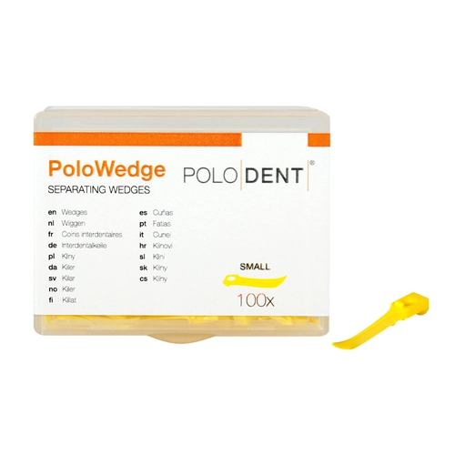 POLODENT POLOWEDGE GEEL SMAL (100st)
