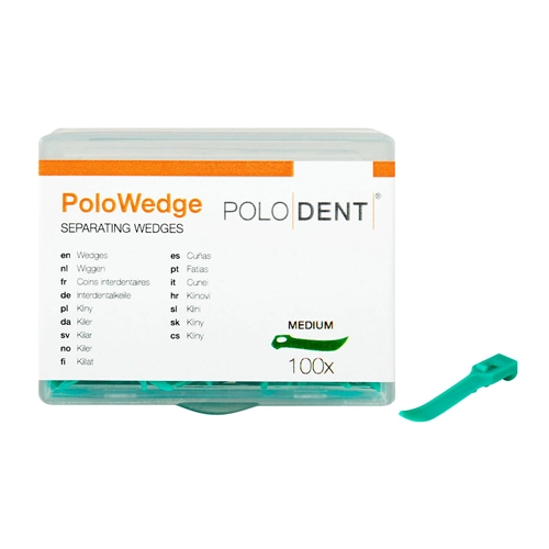 POLODENT POLOWEDGE GROEN MEDIUM (100st)