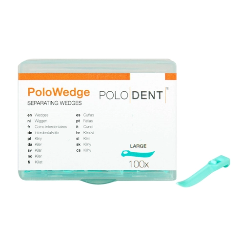 POLODENT POLOWEDGE TEAL LARGE (100st)