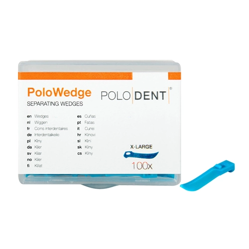 POLODENT POLOWEDGE BLAUW EXTRA LARGE (100st)