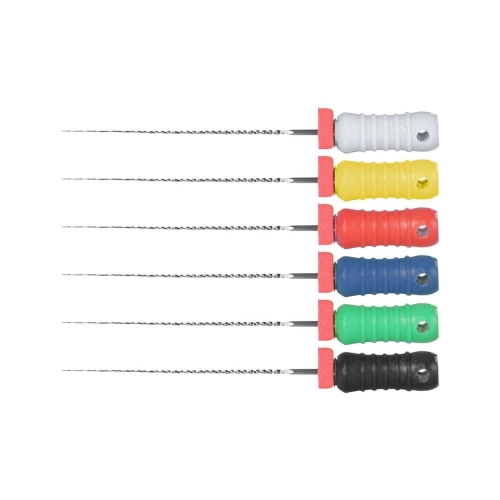 POLODENT K-FILES 28mm STERIEL ISO NR. 45-80 (6st)