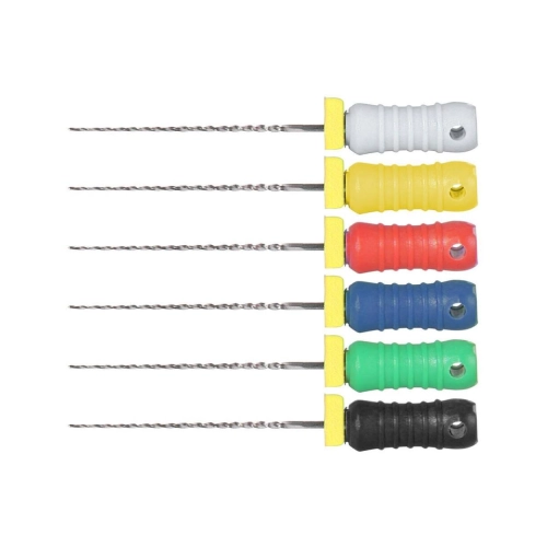 POLODENT K-REAMERS 21mm STERIEL ISO NR. 15-40 (6st)