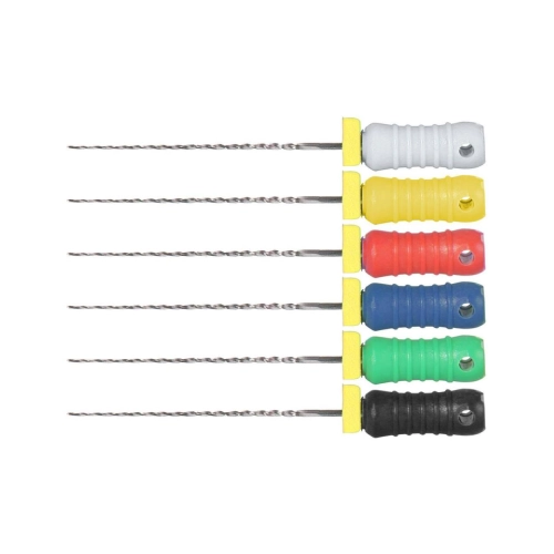 POLODENT K-REAMERS 25mm STERIEL ISO NR. 45-80 (6st)