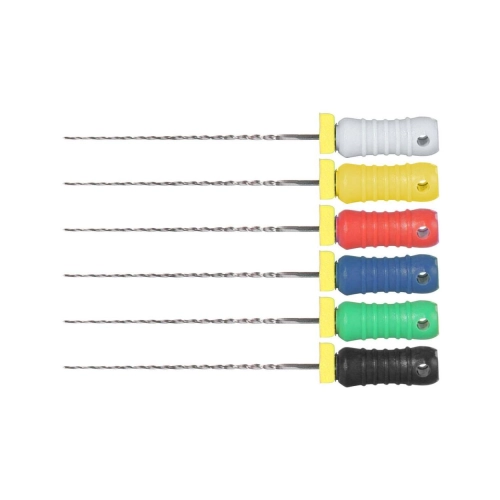 POLODENT K-REAMERS 28mm STERIEL ISO NR. 15-40 (6st)
