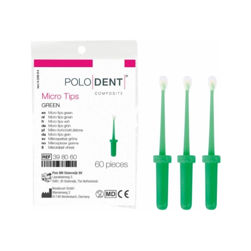 POLODENT MICRO TIPS GROEN (60st)