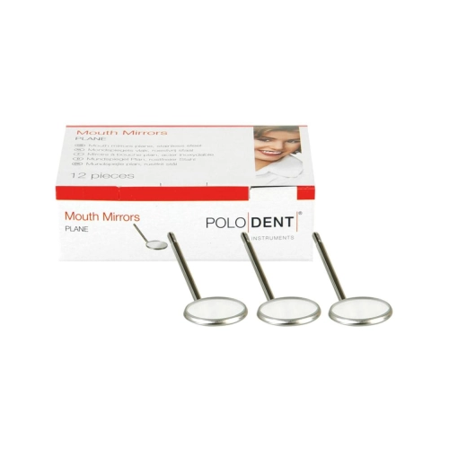 POLODENT MONDSPIEGELS VLAK Ø 24mm NR.5 (12st)