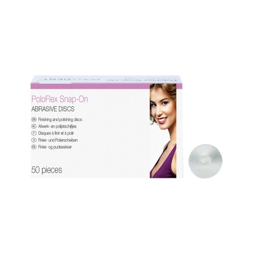 POLODENT POLOFLEX SNAP-ON POLIJSTSCHIJFJES X-FIJN 14mm (50st)