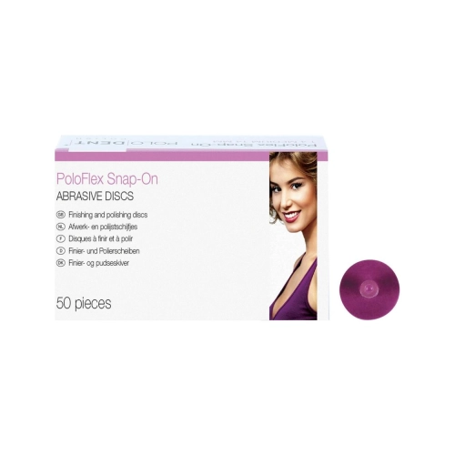 POLODENT POLOFLEX SNAP-ON POLIJSTSCHIJFJES MEDIUM 14mm (50st)