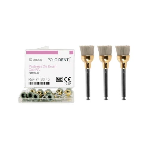 POLODENT PASTELESS DIA BRUSH CUP RA (10st)