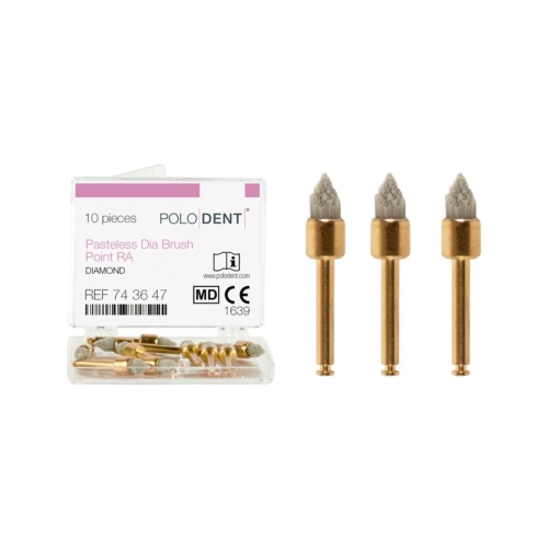 POLODENT PASTELESS DIA BRUSH POINT RA (10st)