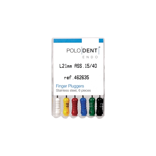 POLODENT FINGER PLUGGERS 21mm NO.15-40