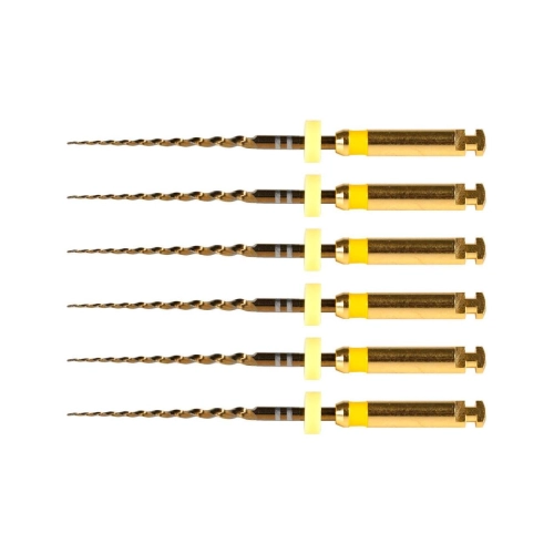 POLODENT POLOTAPER GOLD FINISHING FILES  RA 21mm F1 (6st)