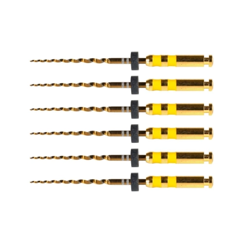 POLODENT POLOTAPER GOLD FINISHING FILES  RA 21mm F5 (6st)
