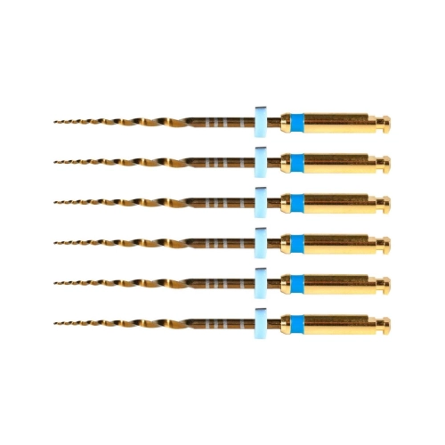 POLODENT POLOTAPER GOLD FINISHING FILES  RA 25mm F3 (6st)