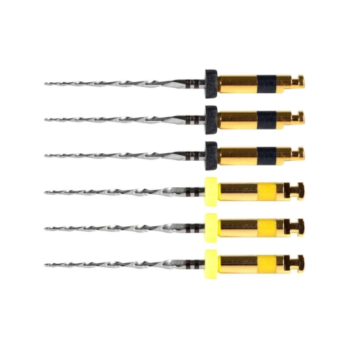 POLODENT RCP FILES 21mm R40 ZWART, R50 GEEL (6st)